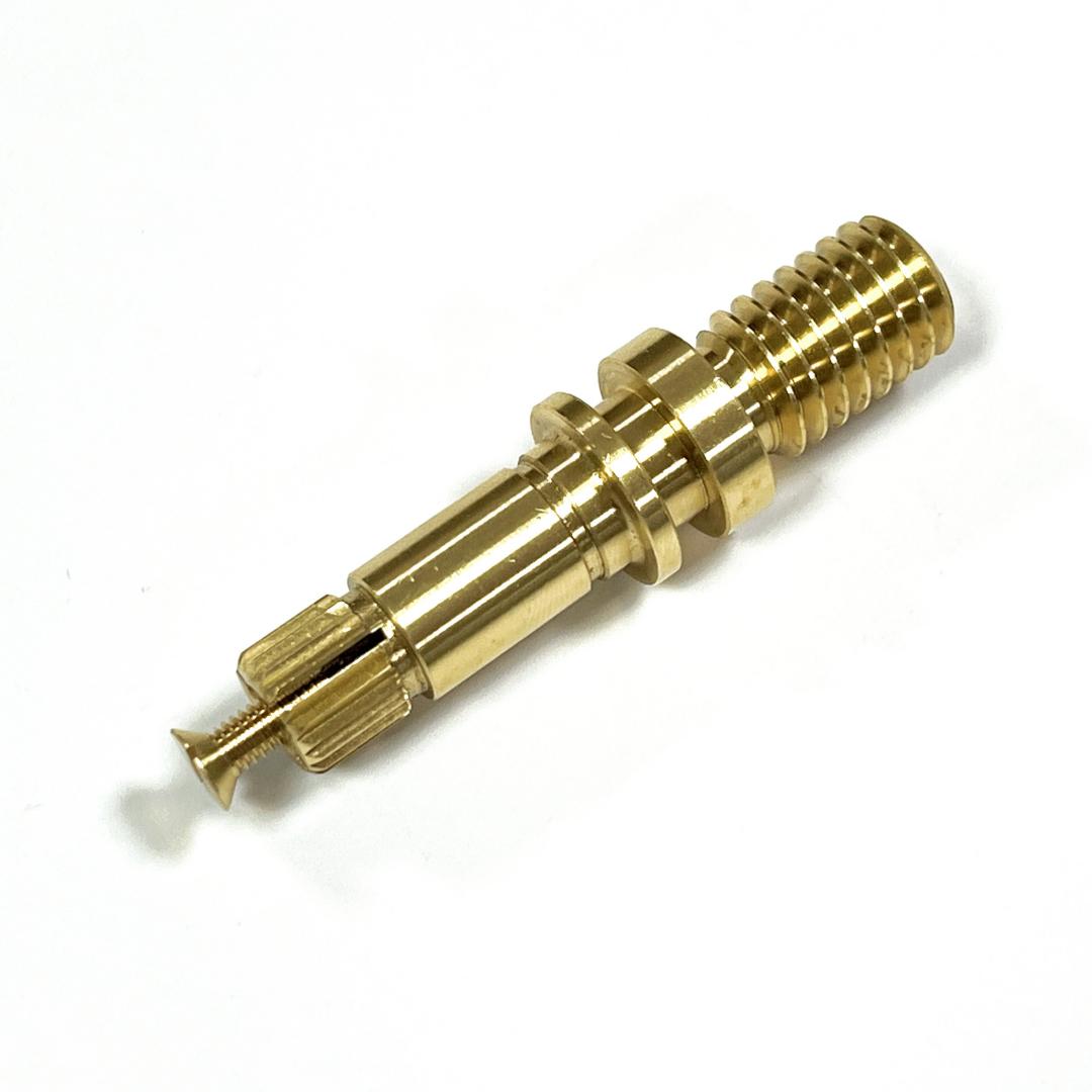 Precision brass valve spindle